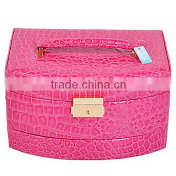 New design updated long leather jewelry box