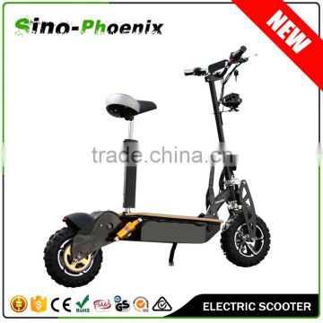 2016 Best Selling 2 Wheels Standing Outdoor e-scooter 2000w 60V with 12" off-road tyre ( PES02-2000W 60V )