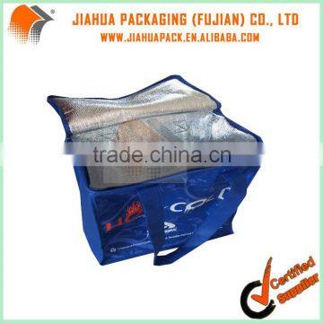 magazine nonwoven bag for cooler with zip