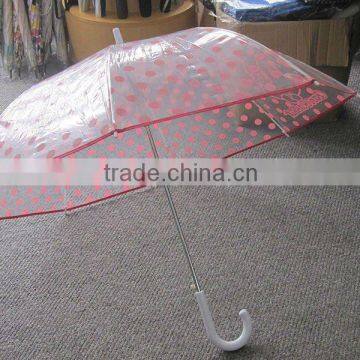 27"*8K printed transparent umbrella with nice looking
