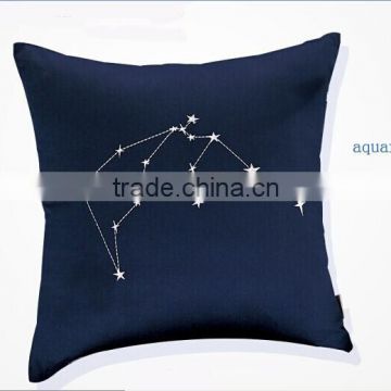The cushion for leaning on of the zodiac,aquarius cushion ,manufacturer