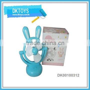 Lovely Non-toxic Plastic USB Desk Fan B/O Fan Mini Toy Fan