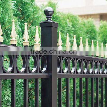 Decorative metal aluminum steel fencing