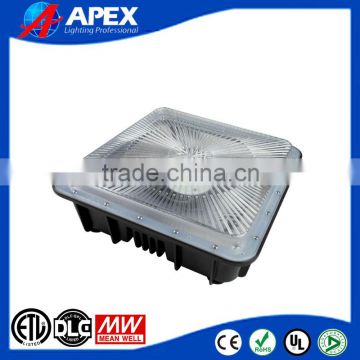 die cast aluminum led canopy light car garage light with clear vandalproof polycarbonate refractor