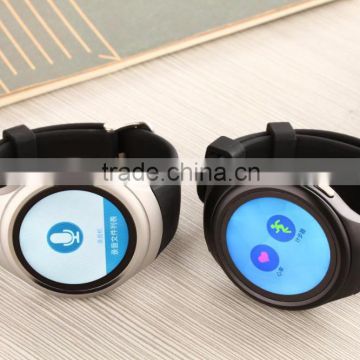 2016 ce rohs round screen 3G X3 watchphone with heart rate