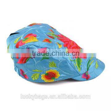 Luckybags manufacturer flower snapback hats custom embroidery snapback hats wholesale hip hop snapback