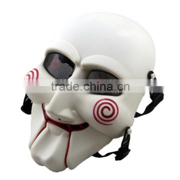 High quality chainsaw murderer mask Scary movies Halloween mask Skeleton field CS protective mask