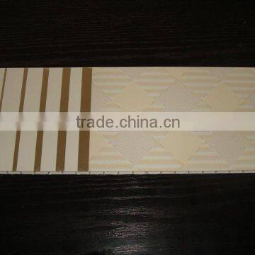 hot stamping PVC ceiling panel golden lines