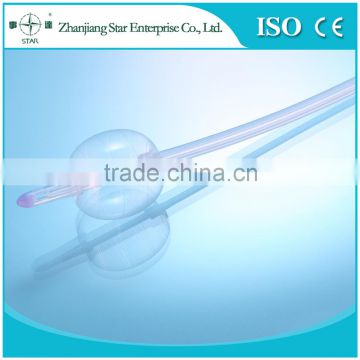 2016 Good quality Silicone Catheter for Cholangiography Two way