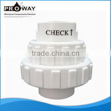 PROWAY small safety valve used for bathtub white Water diverter valve plastic