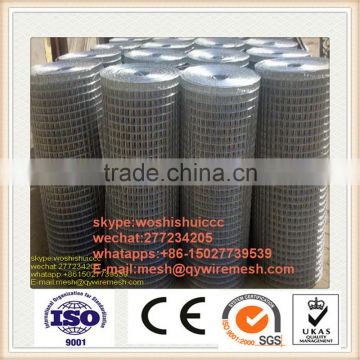 2017 hot sale 1/2 inch galvanized welded wire mesh price / welded wire mesh factory