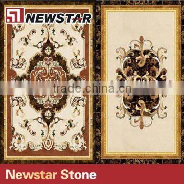 Newstar square water jet marble medallion