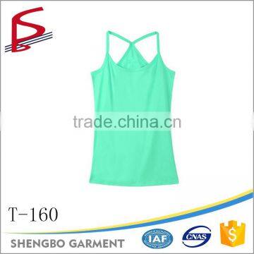 100% cotton wholesale slinky woman top cami