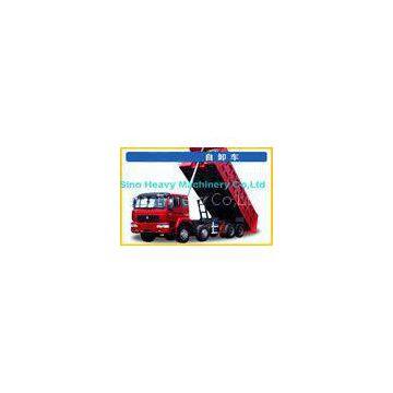 25 ton 8x4 Unloading Heavy Duty Trucks , EURO II 371 Horsepower Dump Truck