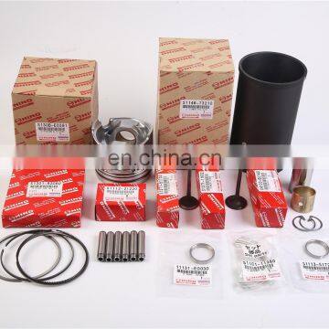 Geununie Diesel Engine Cylinder Liner Kit J05E J08E For Excavator Engine Parts