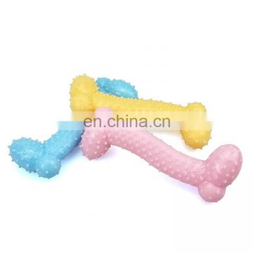 Eco-friendly soft TPR puppy teething chew toy puppy toy dog activity toy