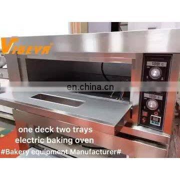 2 decks 4 trays commercial gas oven