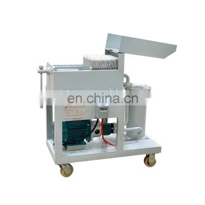 Manual Food Oil Dewatering Press Filter Machine