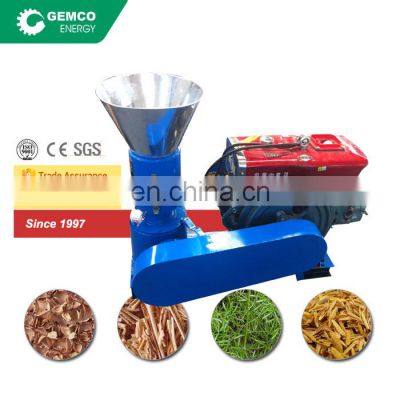 CE Approved diesel organic waste coir pith pelleting press machine