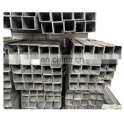 hollow section building material Q195 Q235 Hot rolled Pre galvanized rectangular steel pipe