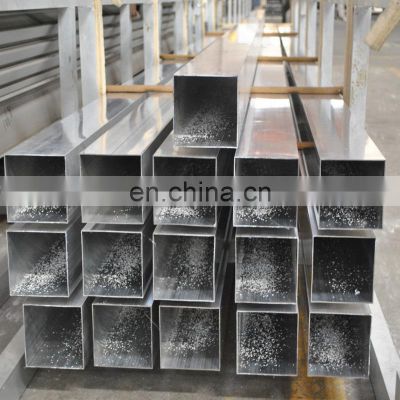 Extruded aluminium 30x30 40x40 50x50 square tubes in stock with different sizes and thickness