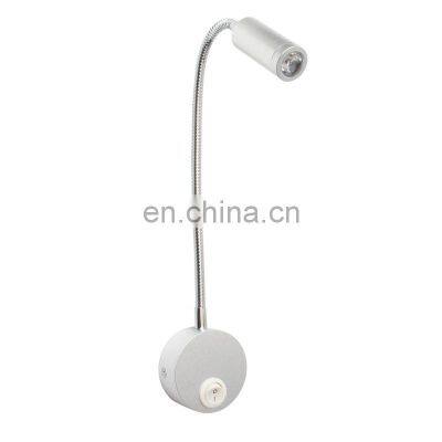 Hot-Selling Black/White Wall Lights LED Reading Lamp Sconces 3W LED Mounted Lamps Fixtures