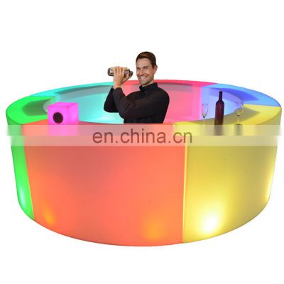 events party nightclub Modern luxury LED furniture remote control outdoor party nightclub commercial led bar counter
