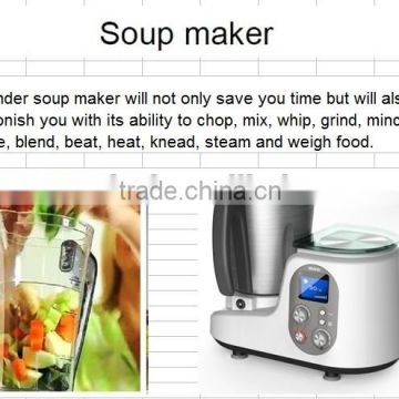 healthy nutrition 1500W automatic electric commercial heating blender juice blender
