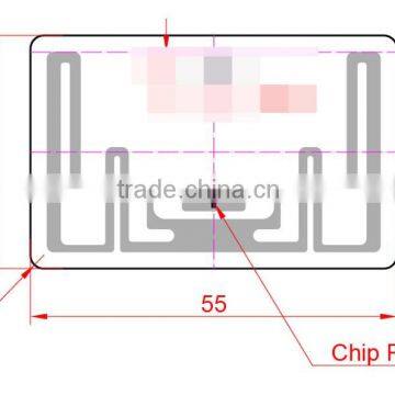 W050030E4U Plan 4 RFID Wet Inlay