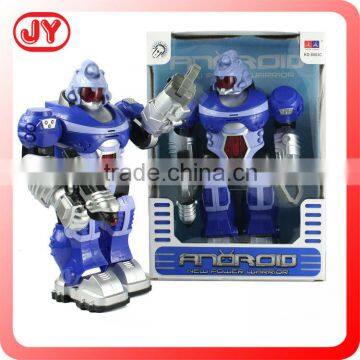 B/O plastic robot toys with light and sound