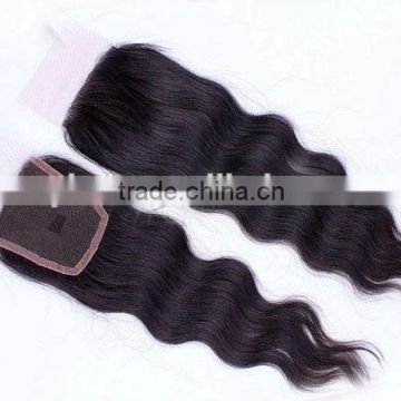 Hot Selling Factory Wholesale Price18" #1B Loose Wave, Brazilian hair full front lace closures