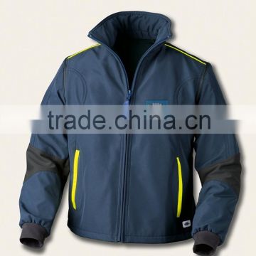 EN340 windstopper workwear softshell jacket with detachable sleeve