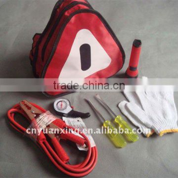 triangle bag emergency kit,car repair tools with screwdrivers