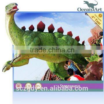 Life size decoration fiberglass dinosaur model