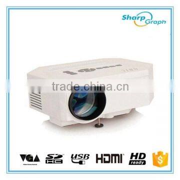 2015 UNIC Mini LED HD HDMI Short Focal Projector UC30 Portable Multimedia Logo Projector 720P