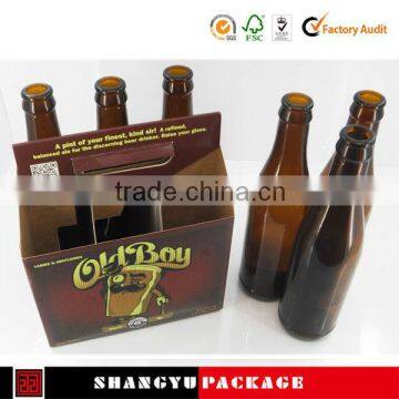 paper beer box, beer bottle carton packing,Hard paper bottled beer packaging