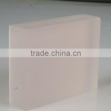 Reception Counter Top Pink 3-Form Resin Translucent Panel