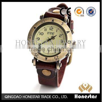 wholesale China women leather watch band watch