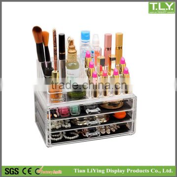 SSW-CA-191 Various Clear Acrylic Makeup Storage Container Manufacturer China