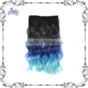 3 Colors Gradient Curly Woman Hair Extension