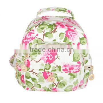 Printed school backpack for girls