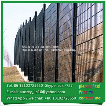 10ft high 8/6/8 welded wire garden fencing decorative double wire flat panel fence hot sale