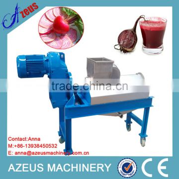 Single screw press sugarbeet juice press machine/vegetable juice making machine