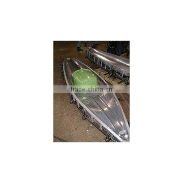Aluminium kayak mould by roto moulded