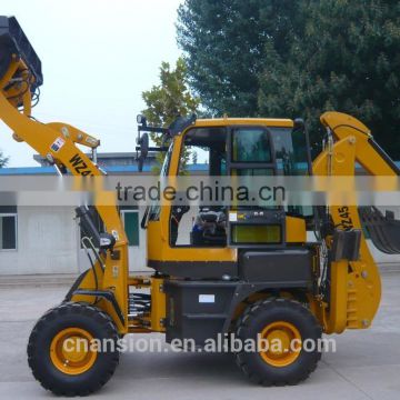 Fast WZ45-16 50HP compact backhoe loader for heavy digging works