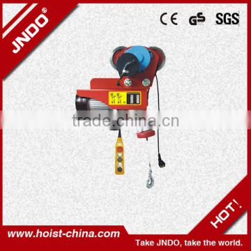 100kg mini electric hoist with wire rope