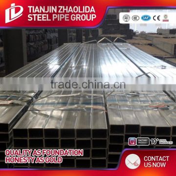 ASTM A500 GR A B WELDED galvanized square tubing with high quality