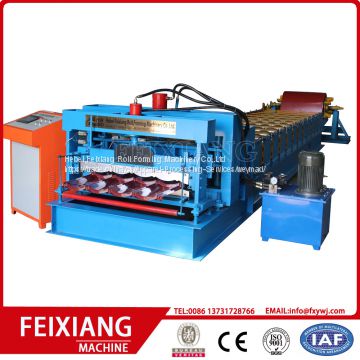 colored glazed sheet tile roll forming machine