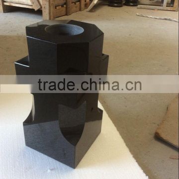 Wholesale Natural Black Granite Memorial Vase