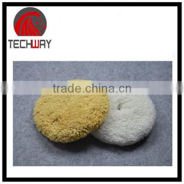 china factory 7 inch 8 inch Double Sided Wool round polishing Pad